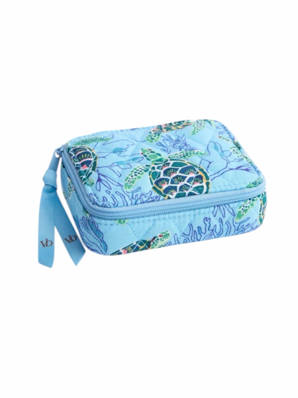 Vera Bradley Quilted Cotton Essential Pill Case in “Sea Turtles And Coral” NWT - Picture 2 of 2